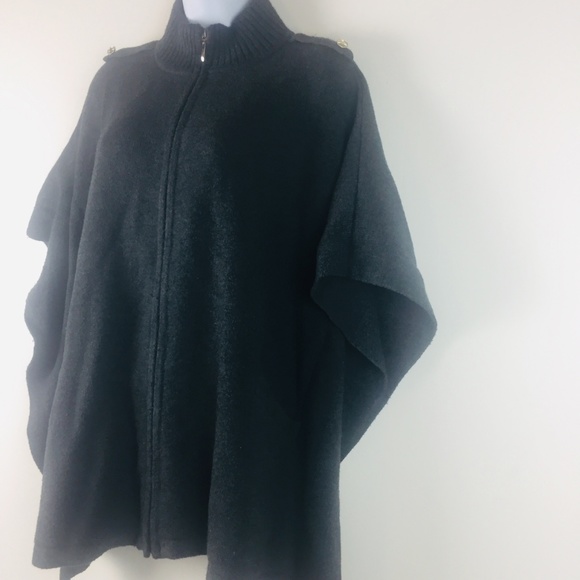 White House Black Market Poncho Sweater Small Full - Picture 5 of 8